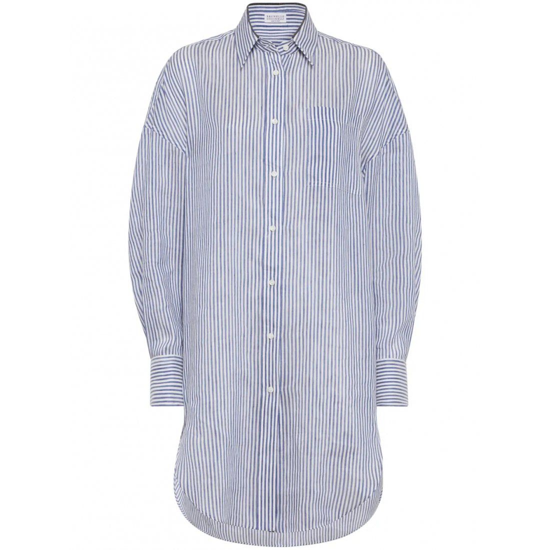 Brunello cucinelli - Chemise 'Monili-Trim Long' pour Femmes