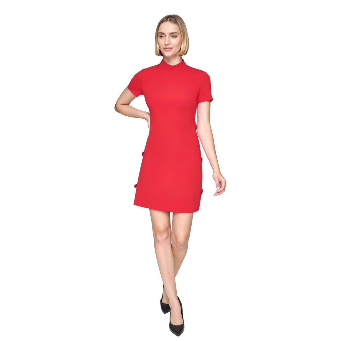 Karl lagerfeld paris - Robe fourreau 'Scuba Crepe with Side Bow Details' pour Femmes