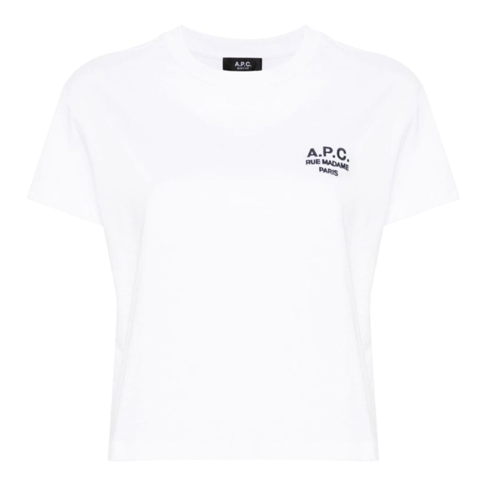 A.p.c. - T-shirt 'Logo-Embroidered' pour Femmes