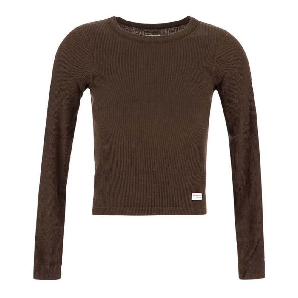 Alexander wang - T-Shirt manches longues 'Micro Ribbed' pour Femmes