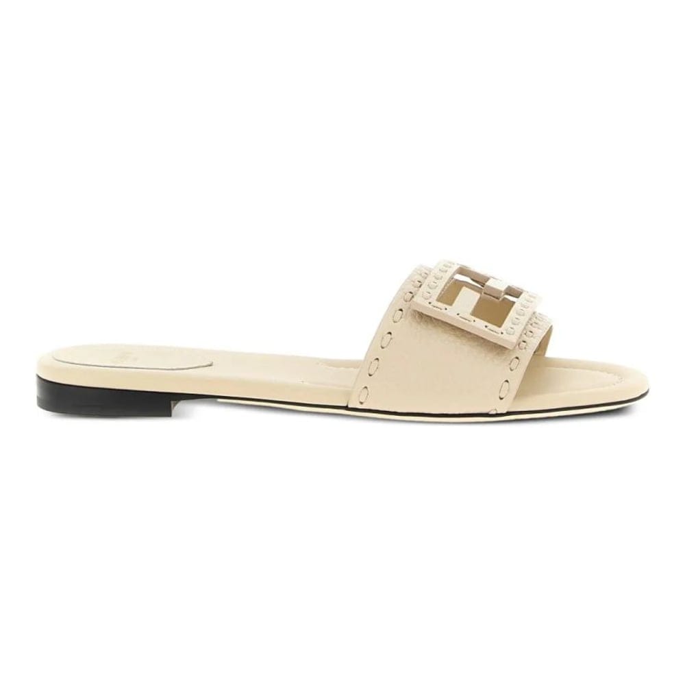 Fendi - Claquettes 'Baguette Macro-Stitching' pour Femmes