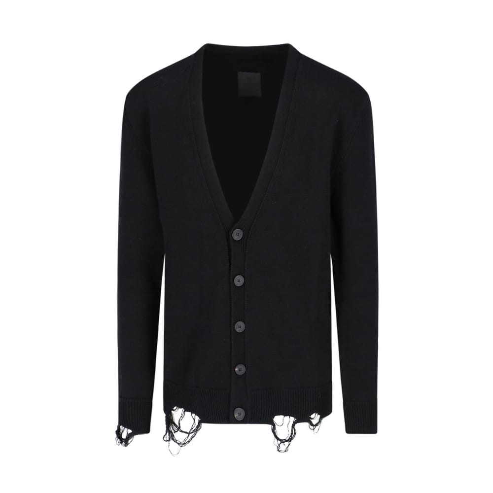 Givenchy - Cardigan 'Logo Embroidered Buttoned' pour Hommes