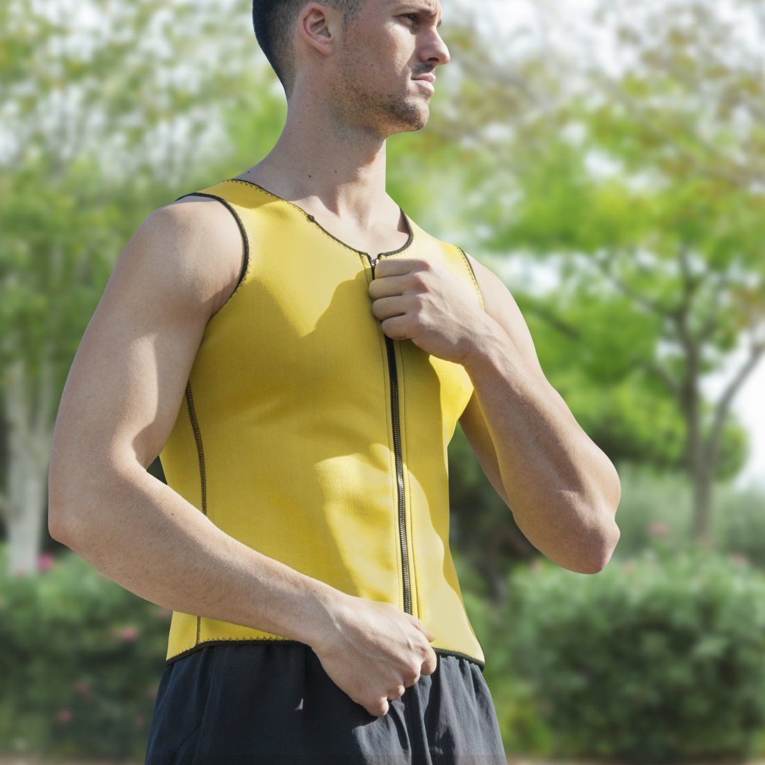 Innovagoods - Gilet de sport avec effet sauna pour homme Sport Fitness XL