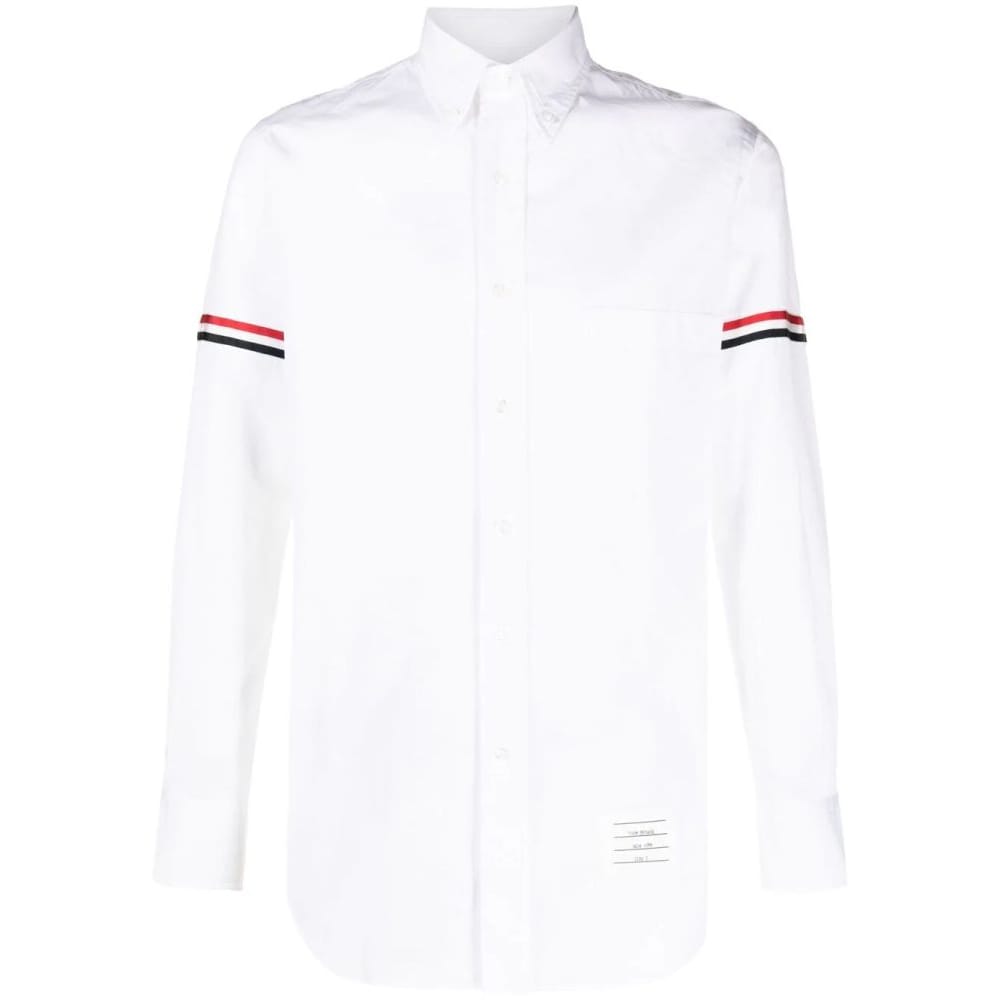 Thom Browne - Chemise 'Rwb Stripe Detail' pour Hommes