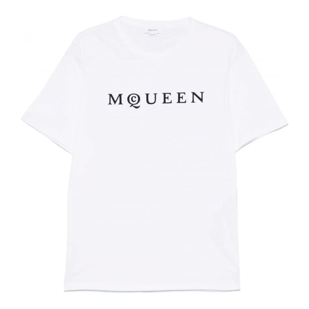 Alexander mcqueen - T-shirt 'Flocked-Logo' pour Hommes