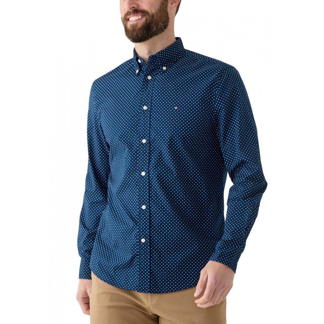 Tommy hilfiger - "Chemise 'Flex Poplin Polka Dot Button Down' pour Hommes"