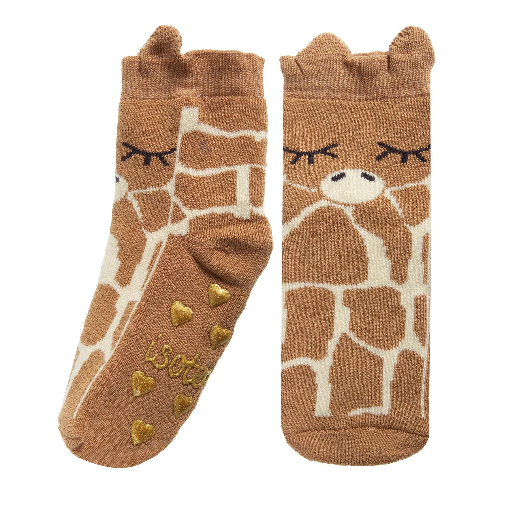 Isotoner - K's CHAUSSETTES ANTIDÉRAPANTES GIRAFE