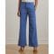 'Cotton Twill Wide-Leg Pant' pour Femmes