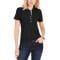 'Solid Short-Sleeve Polo Top' pour Femmes