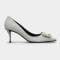 'Flower Strass Buckle' Pumps für Damen
