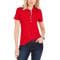 'Solid Short-Sleeve Polo Top' pour Femmes