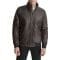 'Faux Leather' Bomberjacke für Herren