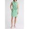 Robe chemise 'Micro Check Sleeveless Cotton' pour Femmes