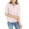 'Cotton Roll-Tab Button-Up Shirt' für Damen