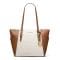 'Charlotte Large Logo Top-Zip' Tote Handtasche für Damen