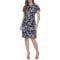 Robe mini 'Floral Flutter Sleeve Jersey Shift' pour Femmes