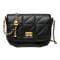 Women's 'Monaco Trendy Triangle Quilted Chain' Shoulder Bag