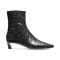 'Cosmo Croc-Embossed Kitten Heel' Stiefel mit hohen Absätzen für Damen