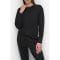 'Center Seam Crop' Pullover für Damen
