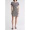 Robe mini 'Floral Flutter Sleeve Jersey Shift' pour Femmes