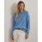 'Cable-Knit Cotton-Blend Boatneck Sweater' für Damen