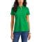 'Solid Short-Sleeve Polo Top' pour Femmes