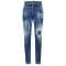 'Distressed' Skinny Jeans für Herren