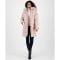 'Faux-Fur-Trim Hooded' Puffermantel für Damen