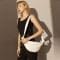 Women's 'Croissant Chic' Shoulder Bag