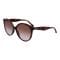 '58mm Tea Cup Full Rim Sunglasses' für Damen