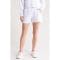 Short en coton 'Embroidered Logo Fleece' pour Femmes