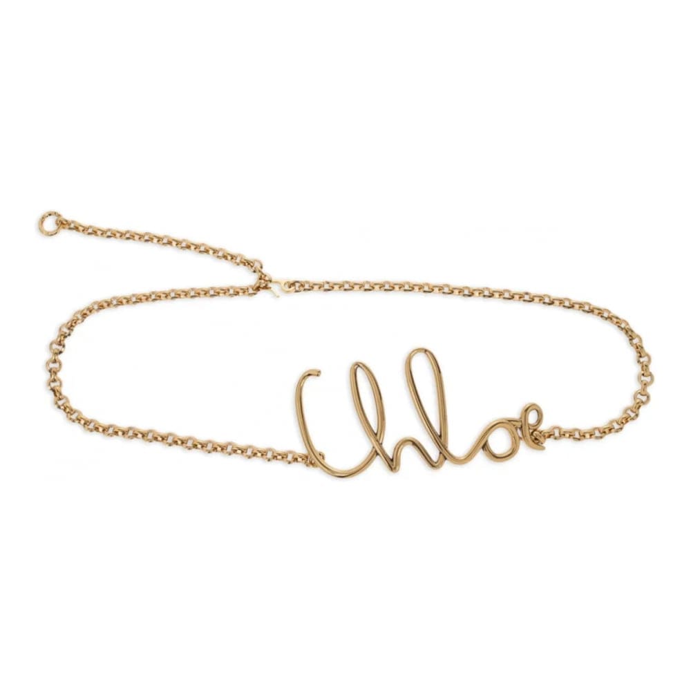 Chloé - Ceinture Réglable 'Chain Brass' pour Femmes
