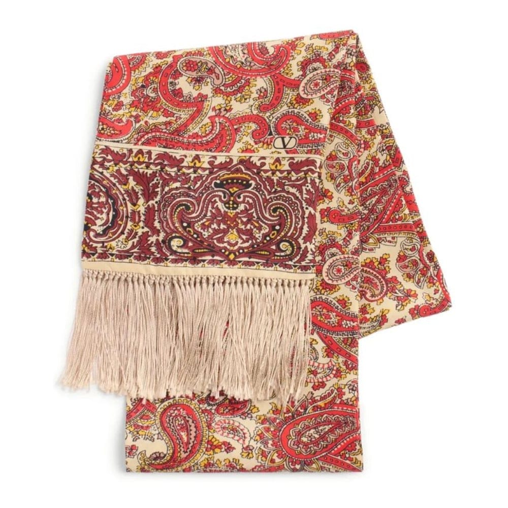 Valentino garavani - Foulard en soie 'Voyage Imaginaire' pour Hommes