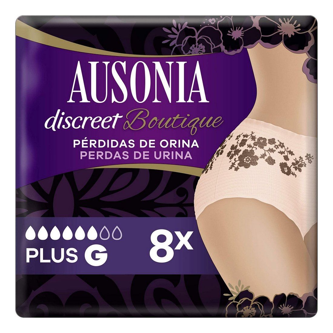 Ausonia - Pantalons pour l'Incontinence 'Discreet Boutique' - TG 8 Pièces