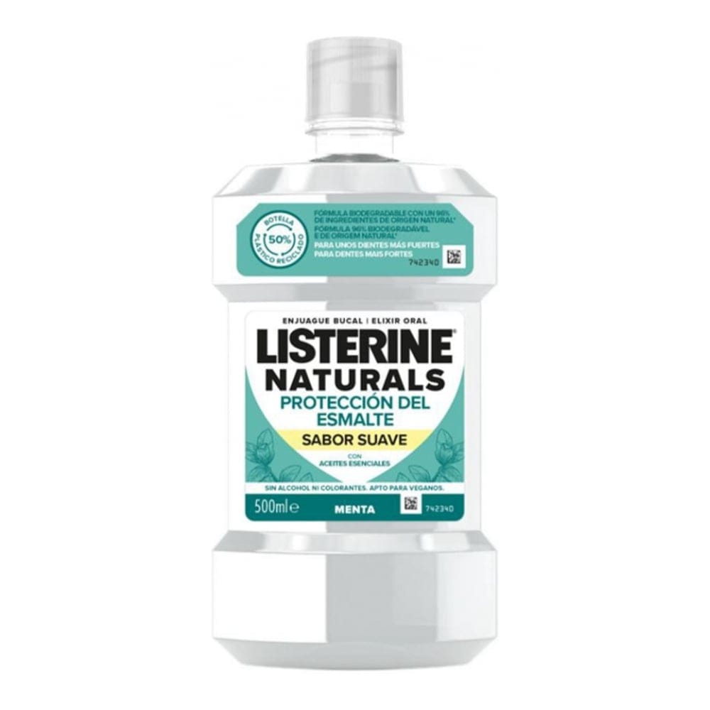 Listerine - Bain de bouche 'Naturals Enamel Protection' - 500 ml