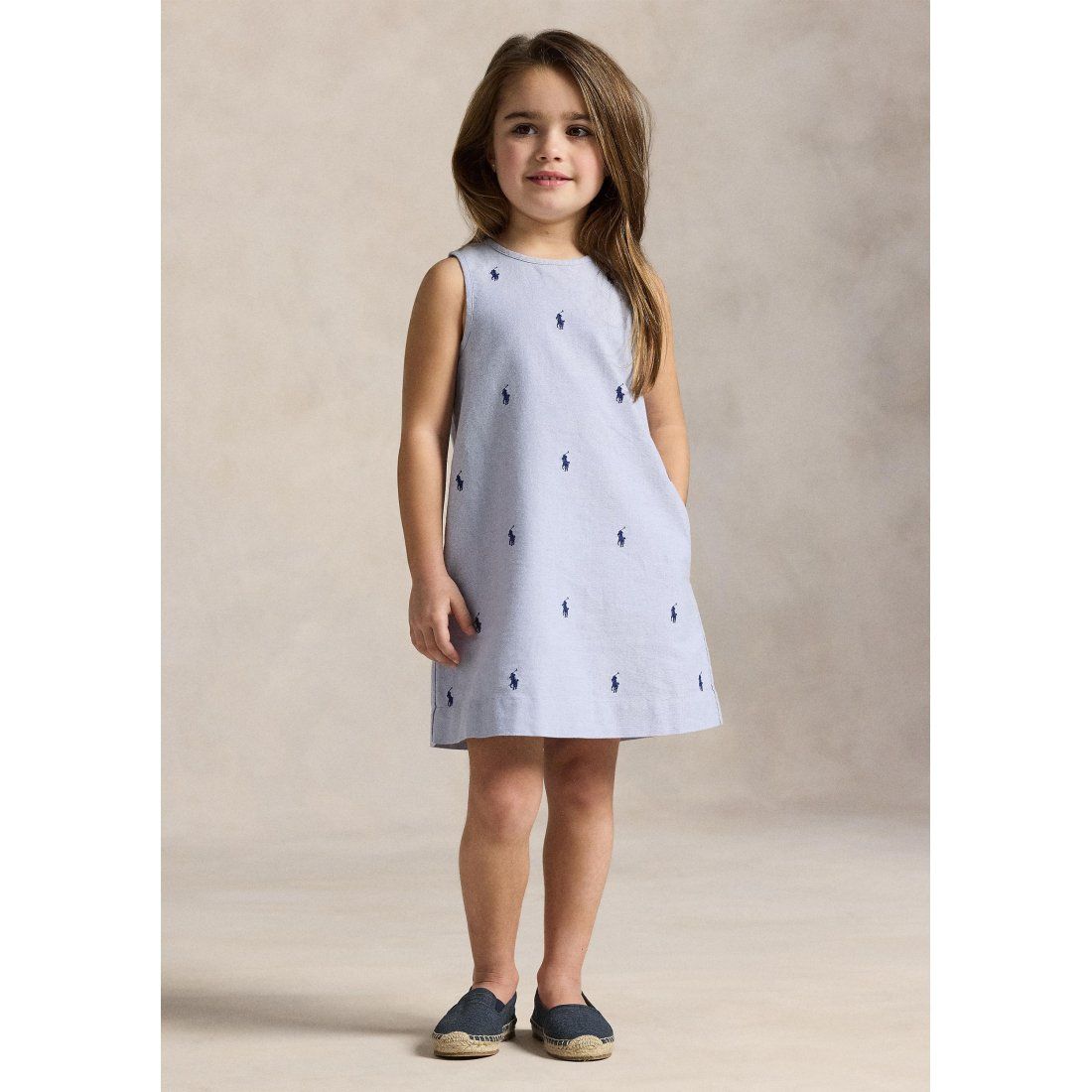 Ralph lauren kids - "Robe mini 'Polo Pony Cotton Oxford' pour Petites filles"
