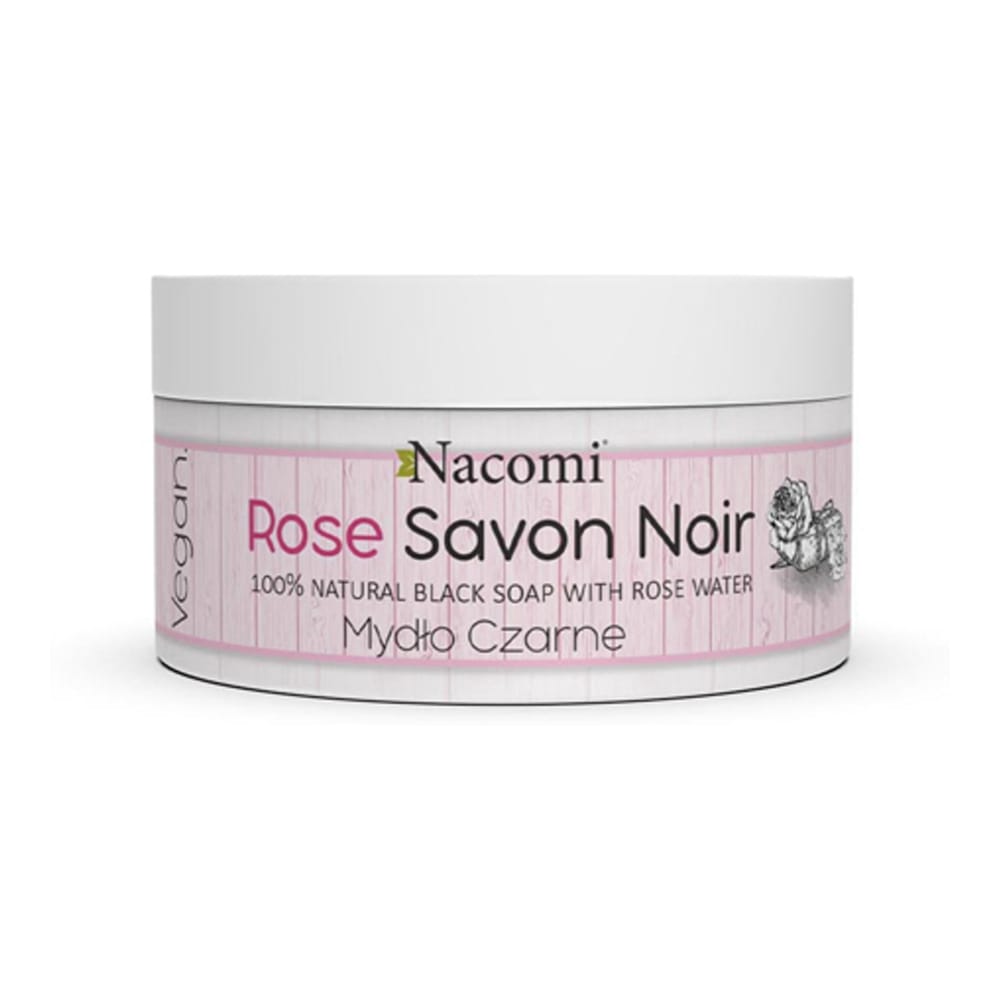 Nacomi - Savon noir 'Rose Water' - 125 g