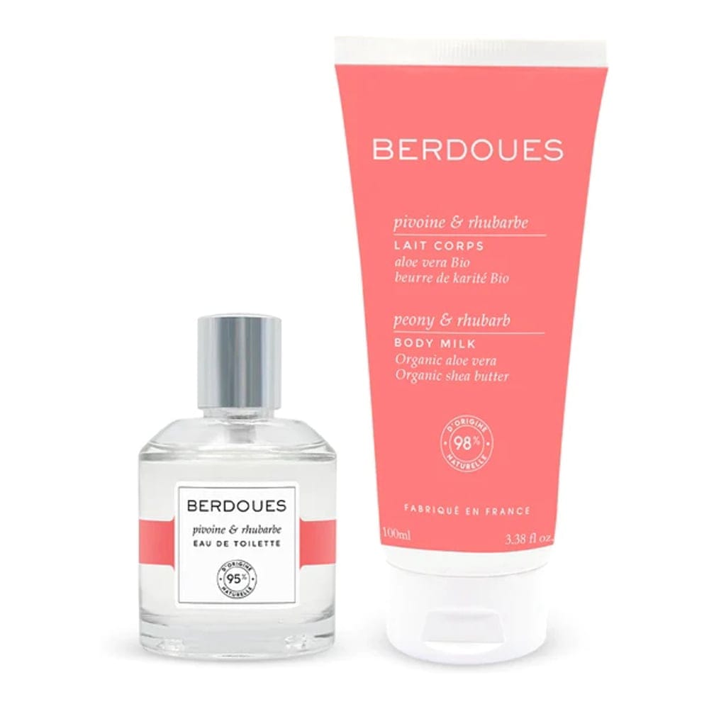 Berdoues - Coffret de parfum 'Pivoine & Rhubarbe' - 2 Pièces