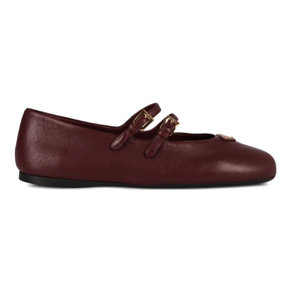 Prada - Ballerines 'Double-Buckle' pour Femmes