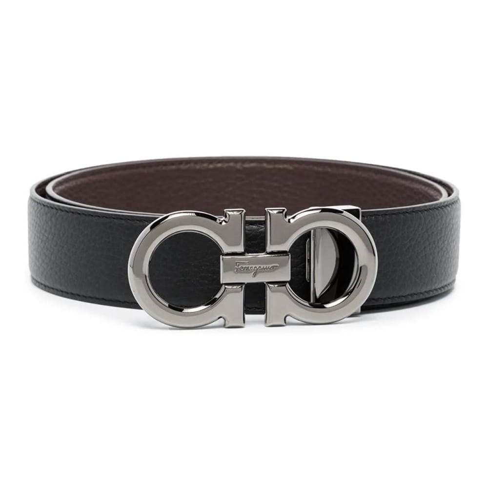 Ferragamo - Ceinture 'Gancini Buckle' pour Hommes