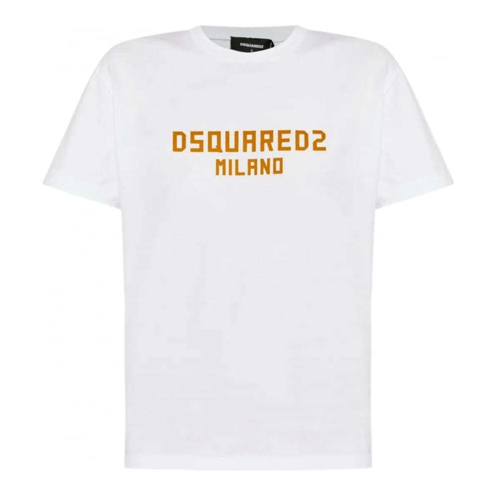 Dsquared - T-shirt 'Flocked-Logo' pour Femmes