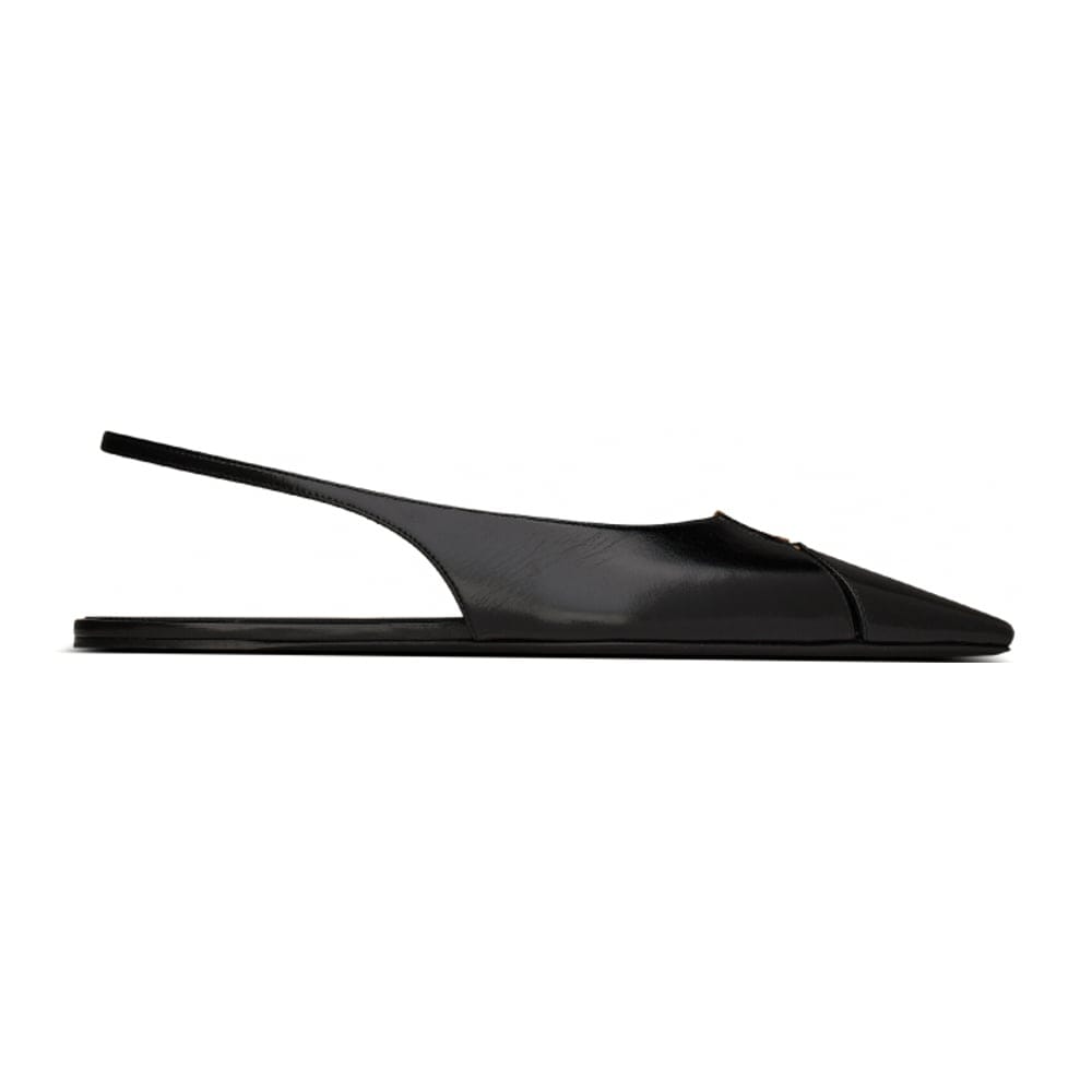 Saint laurent - Sandales plates 'Babylone slingback' pour Femmes