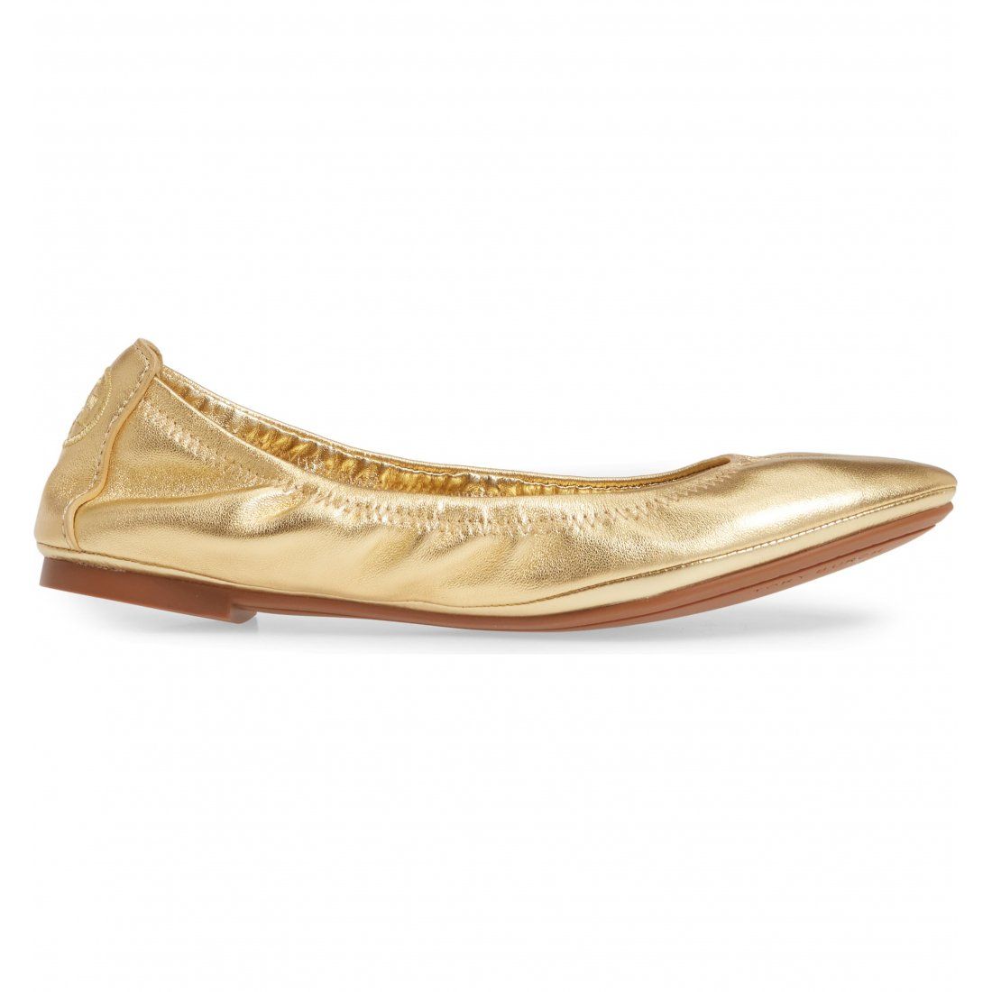 Tory burch - Ballerines 'Eddie Metallic' pour Femmes