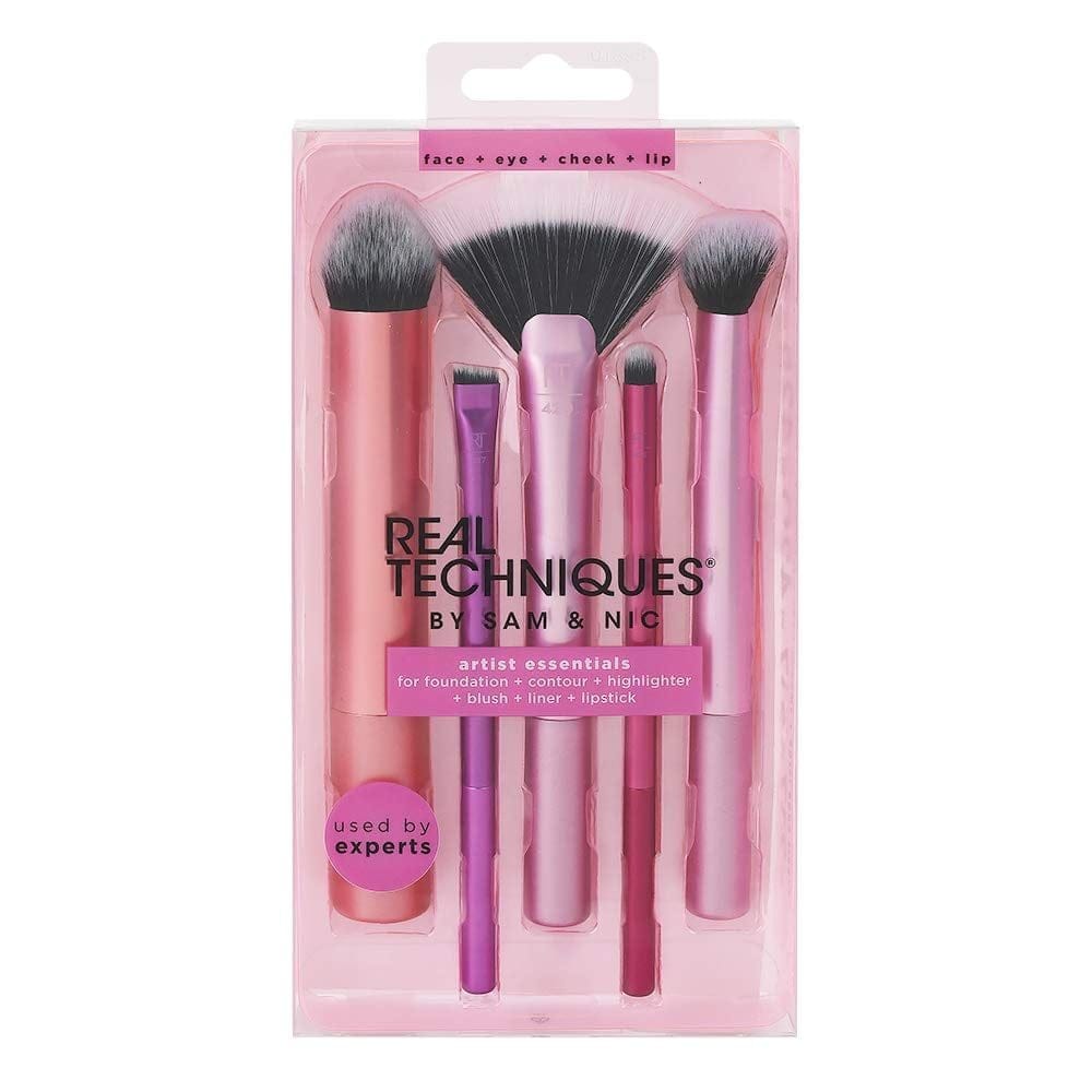 Real techniques - Set de pinceaux de maquillage 'Artist Essentials' - 5 Pièces