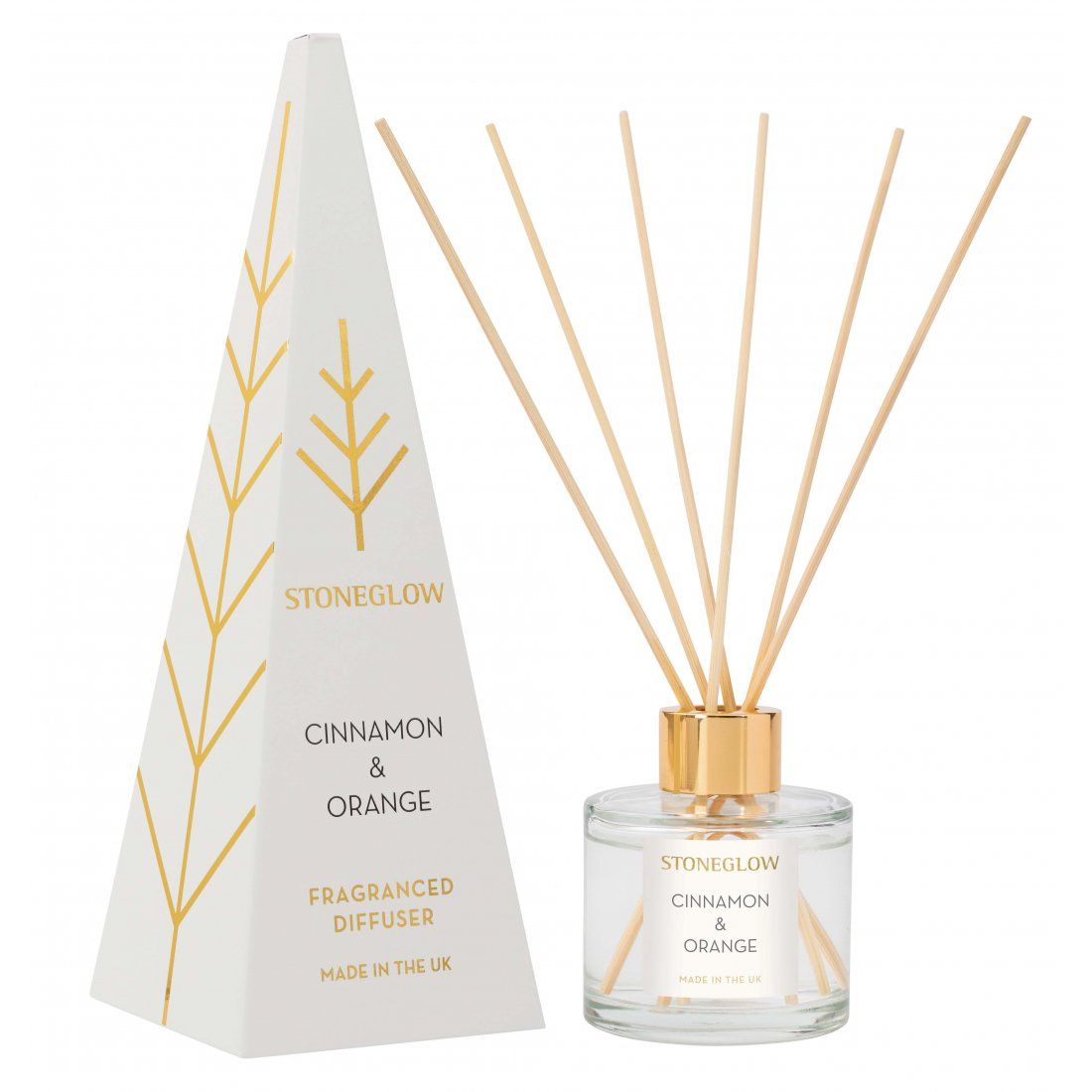 Stoneglow - Diffuseur 'Cinnamon & Orange' - 100 ml