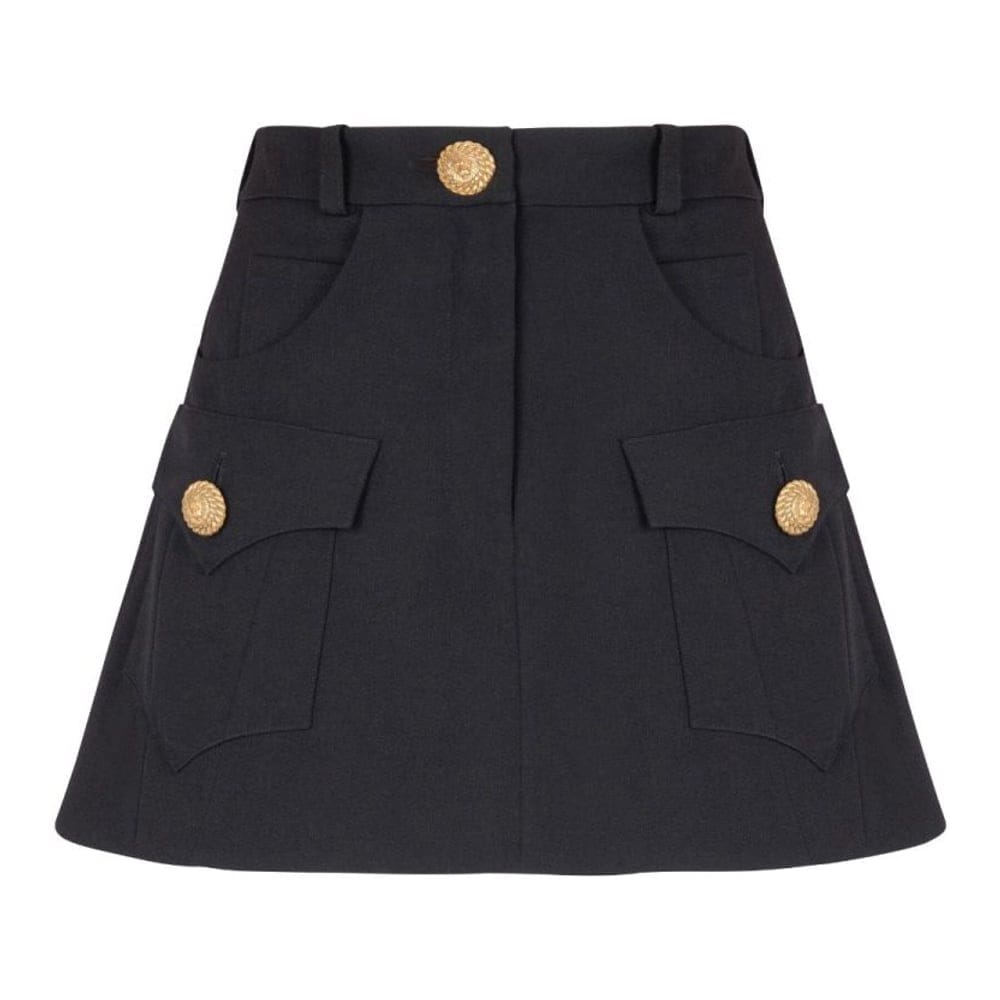 Balmain - Mini Jupe 'Western Panelled' pour Femmes