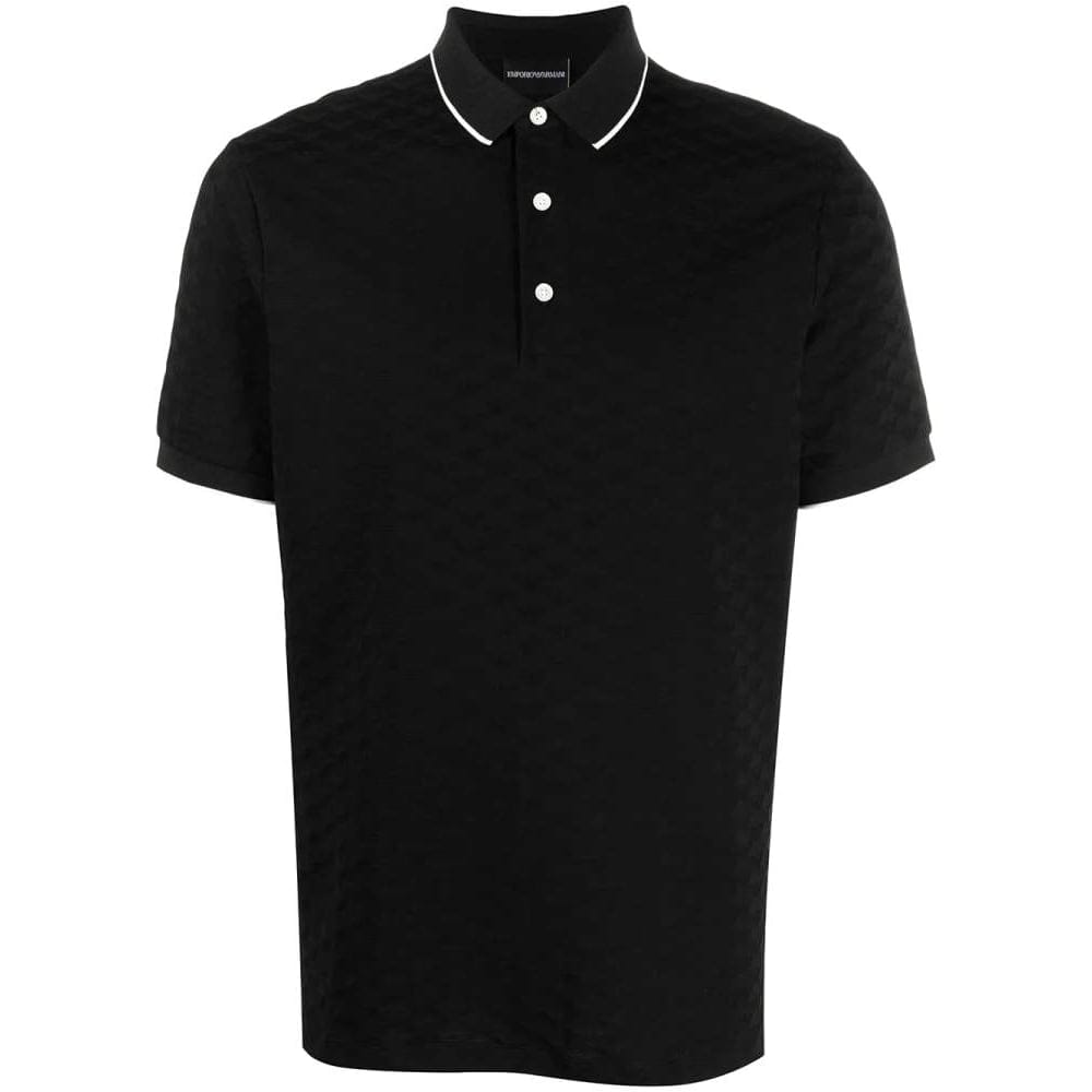 Emporio armani - Polo 'Logo Embroidered' pour Hommes