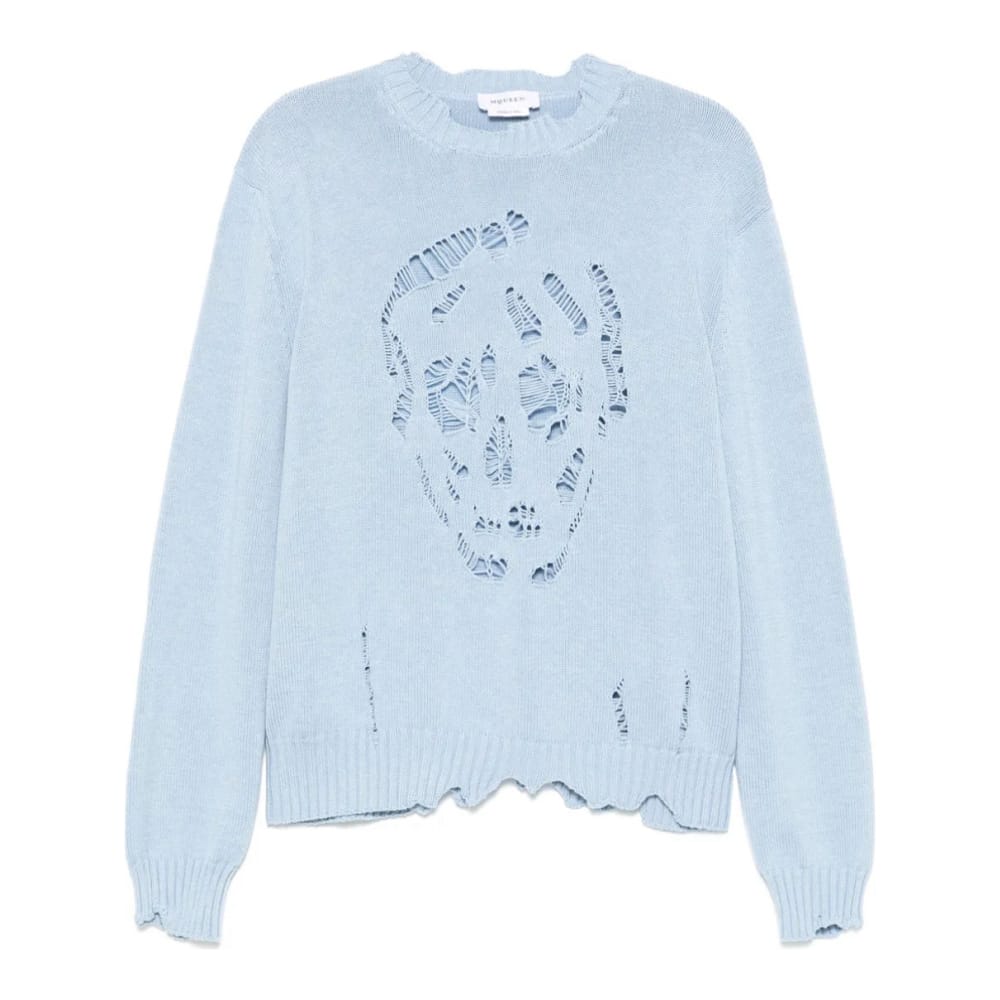 Alexander mcqueen - Pull 'Distressed Skull' pour Hommes