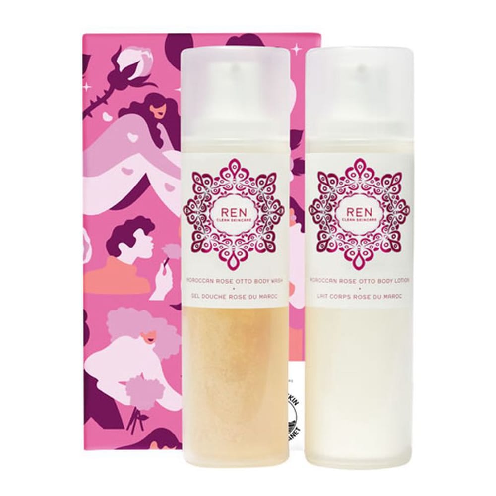 Ren - Coffret de soins de la peau 'Clean Skincare Body Bliss Rose' - 100 ml, 2 Pièces