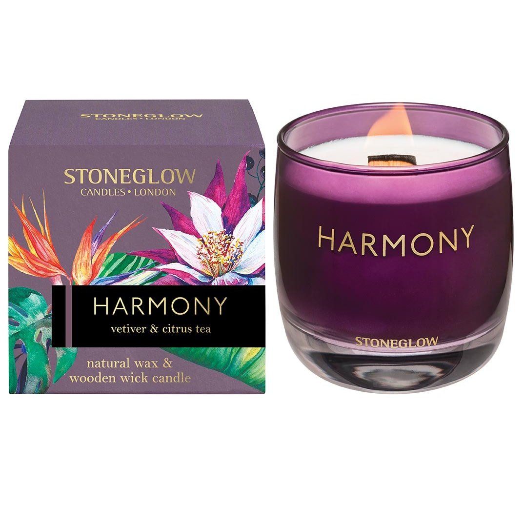 Stoneglow - Bougie parfumée 'Vetiver & Citrus Tea' - 210 g